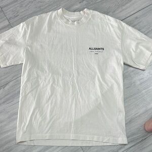All Saints Ivory Graphic Tee